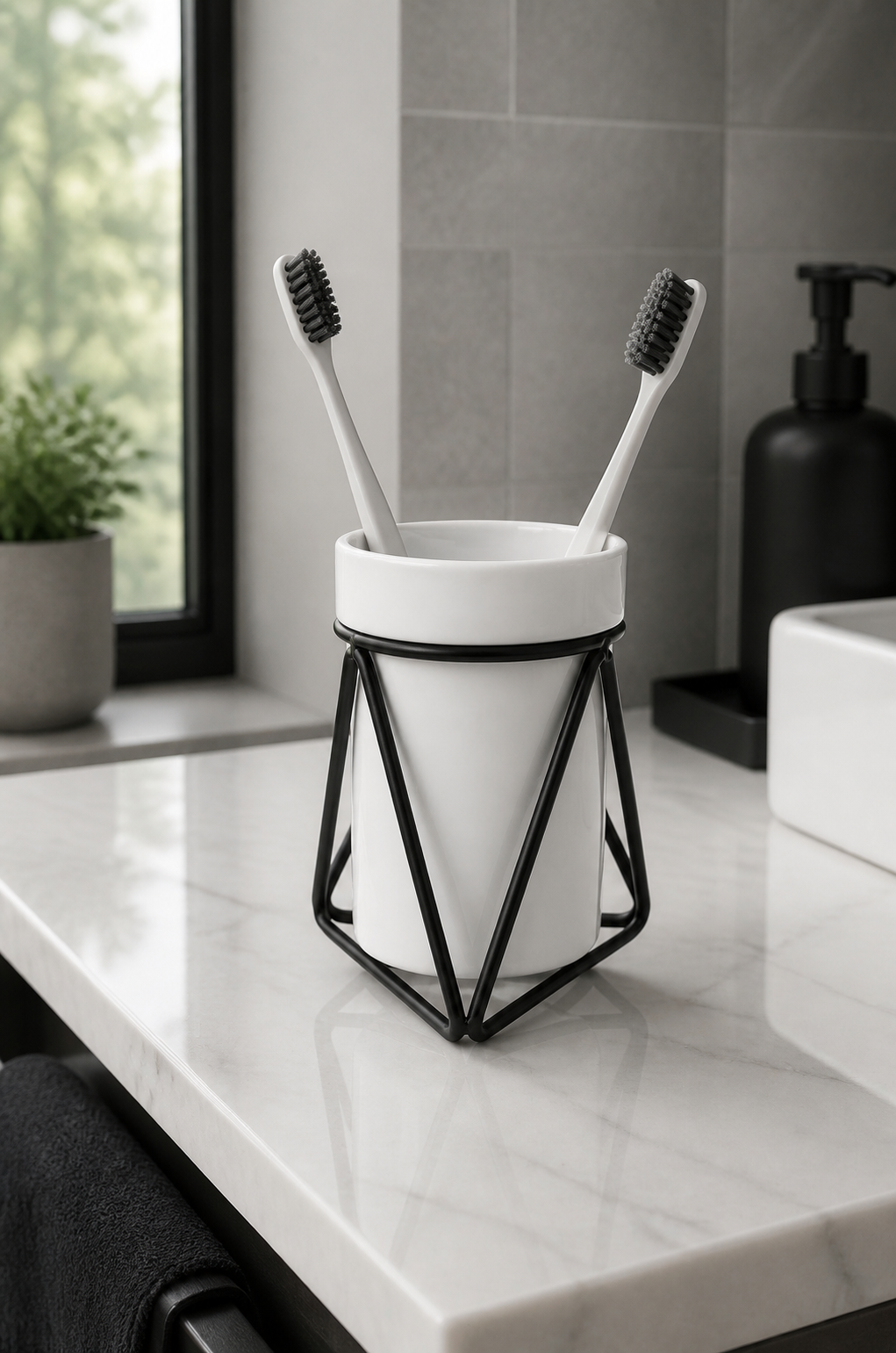RIDDER MILA tumbler, black/ceramics