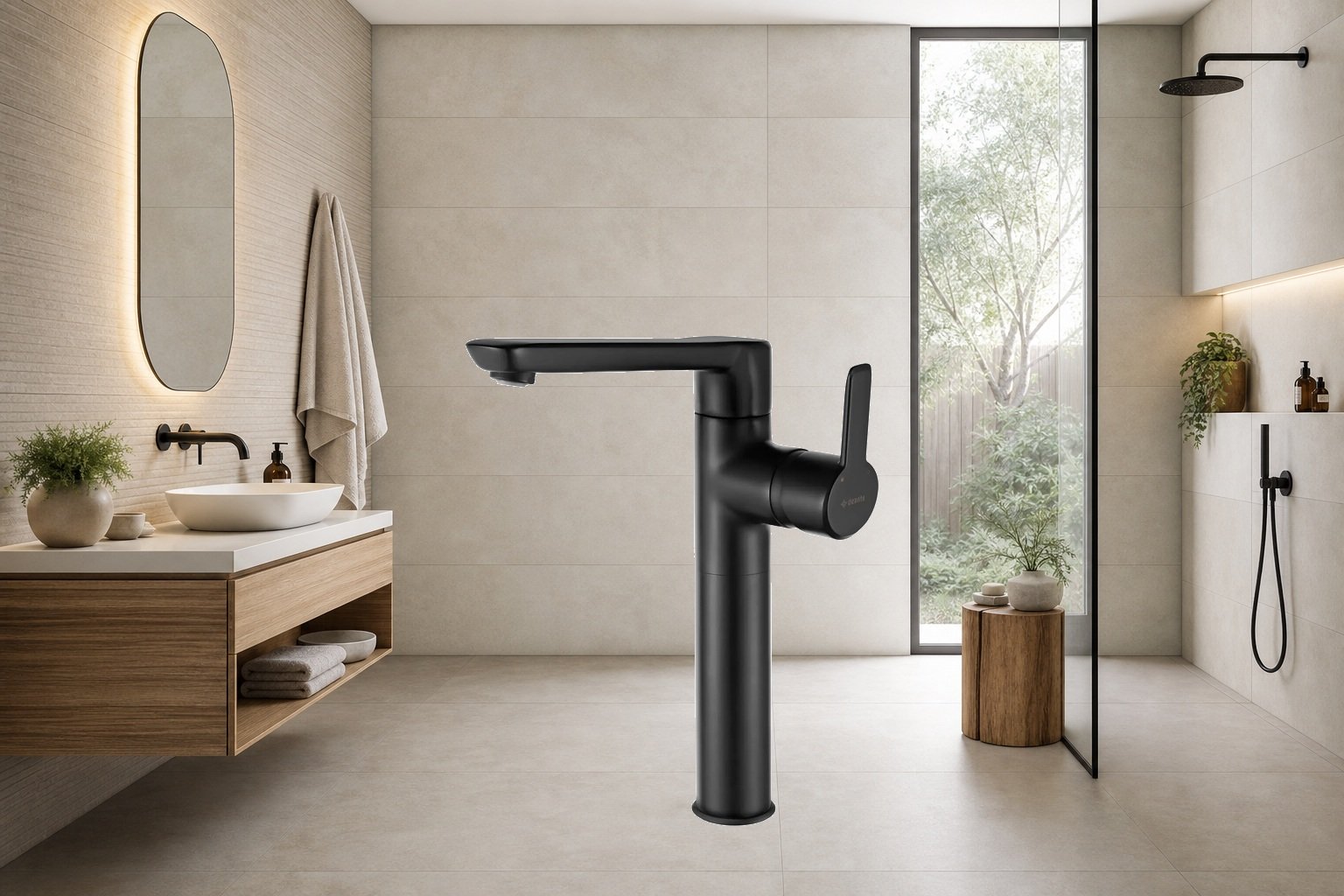 AI-assisted environment illustration; exact product image preserved