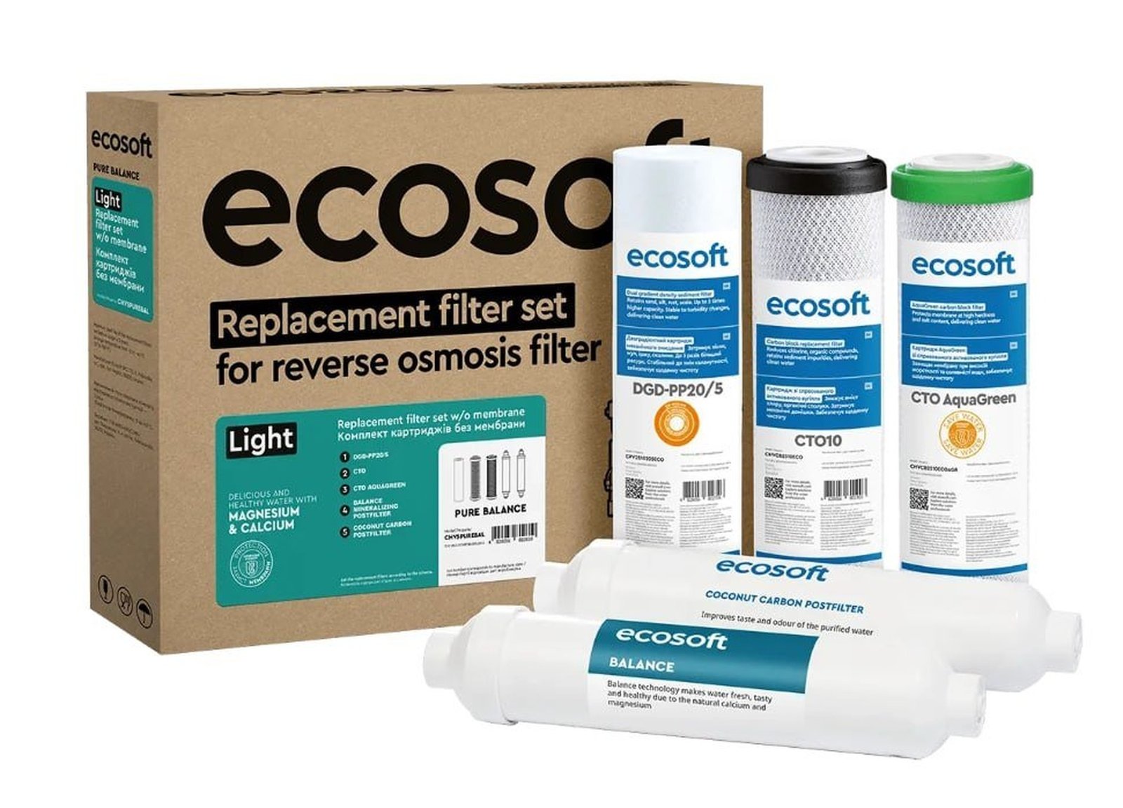 Комплект картриджей Ecosoft P’URE Balance