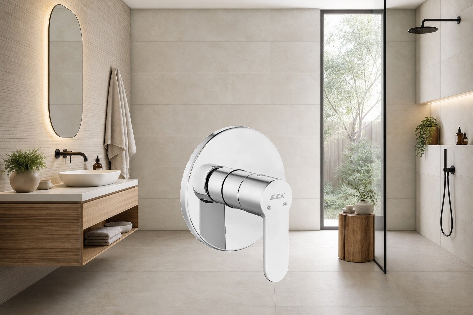 AI-assisted environment illustration; exact product image preserved