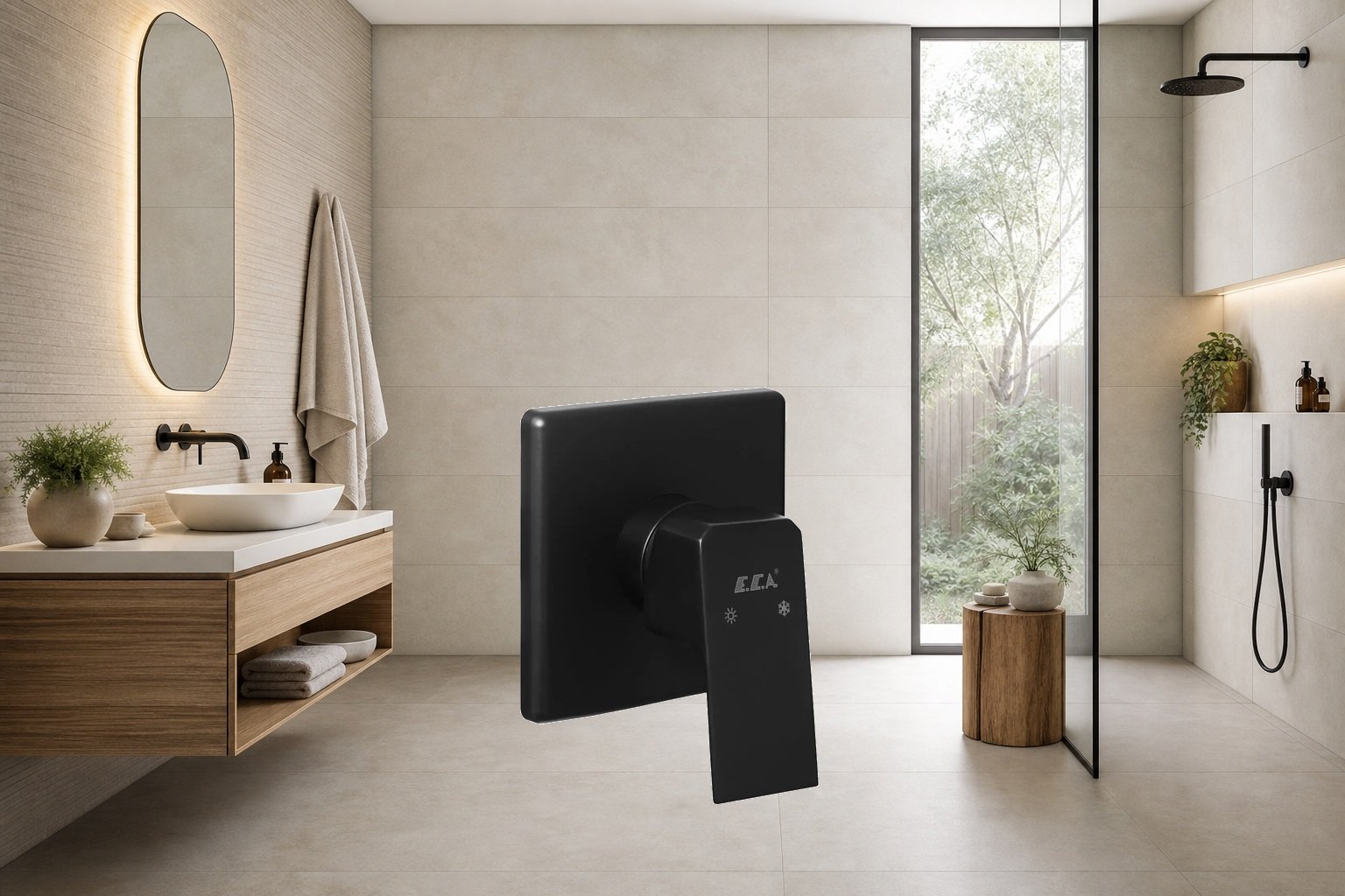 AI-assisted environment illustration; exact product image preserved