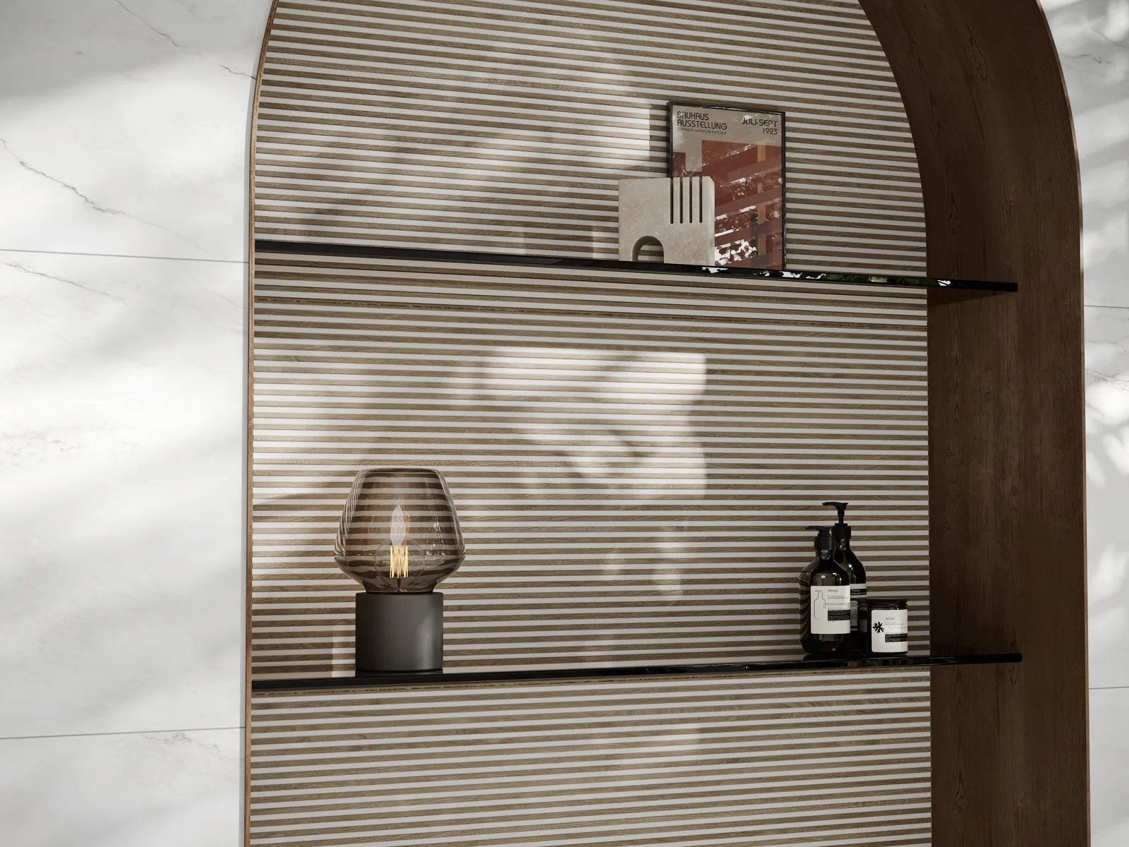 Керамическая плитка Argenta Bari Slat White 60x120 RC STD (XS)