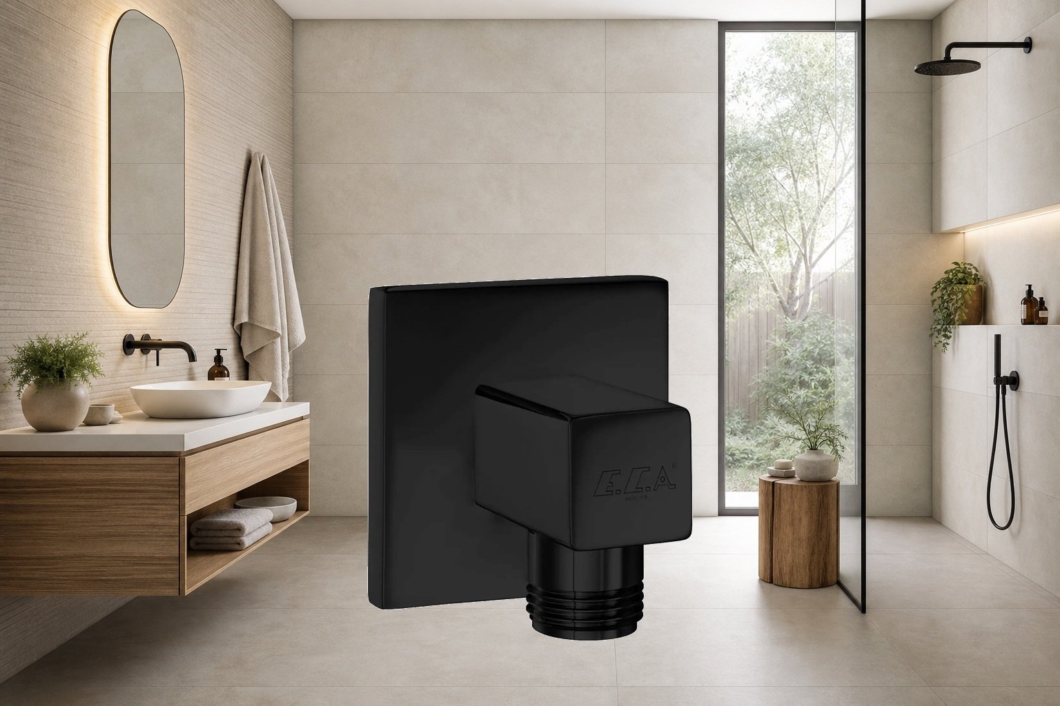 AI-assisted environment illustration; exact product image preserved