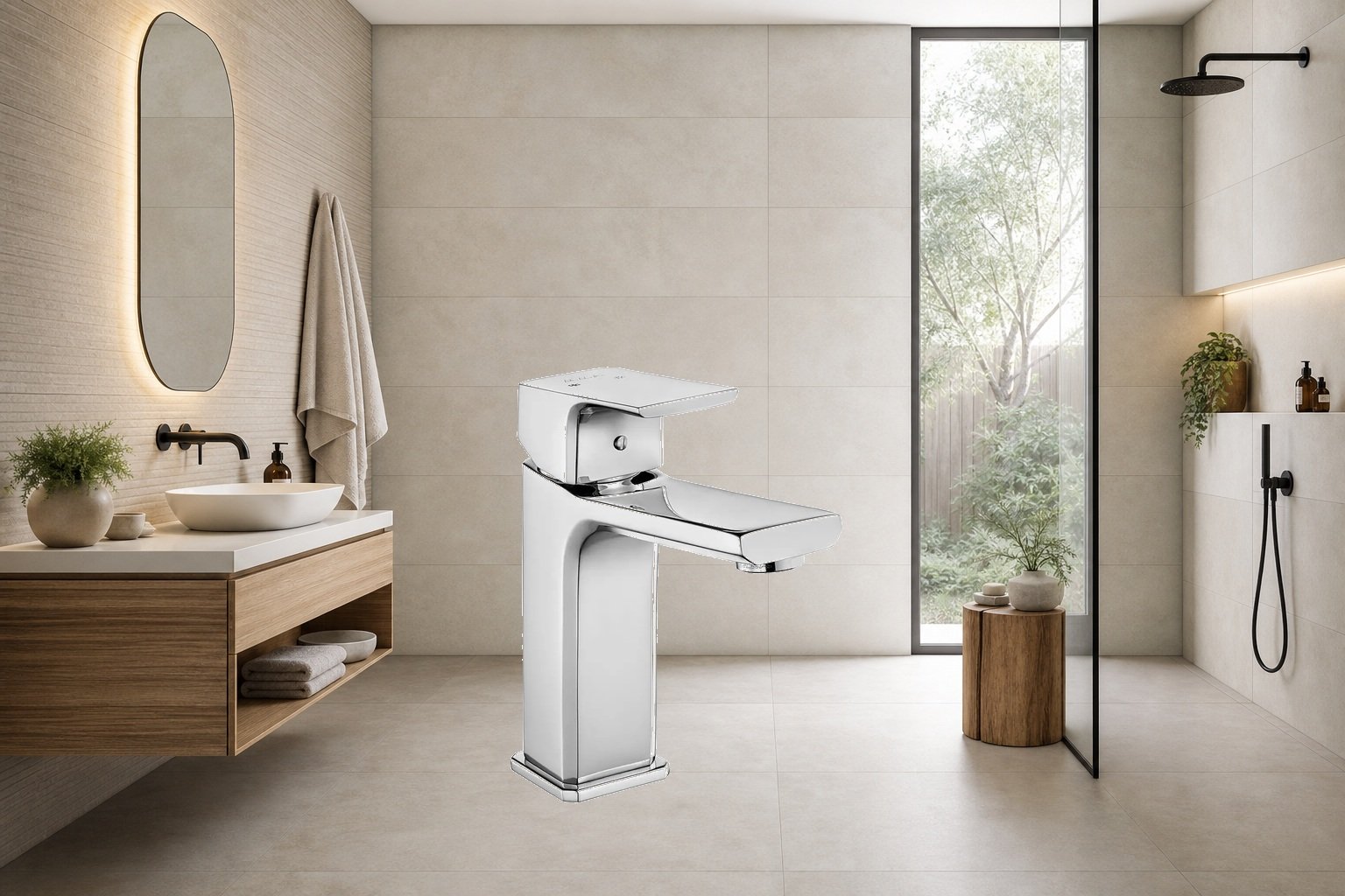 AI-assisted environment illustration; exact product image preserved