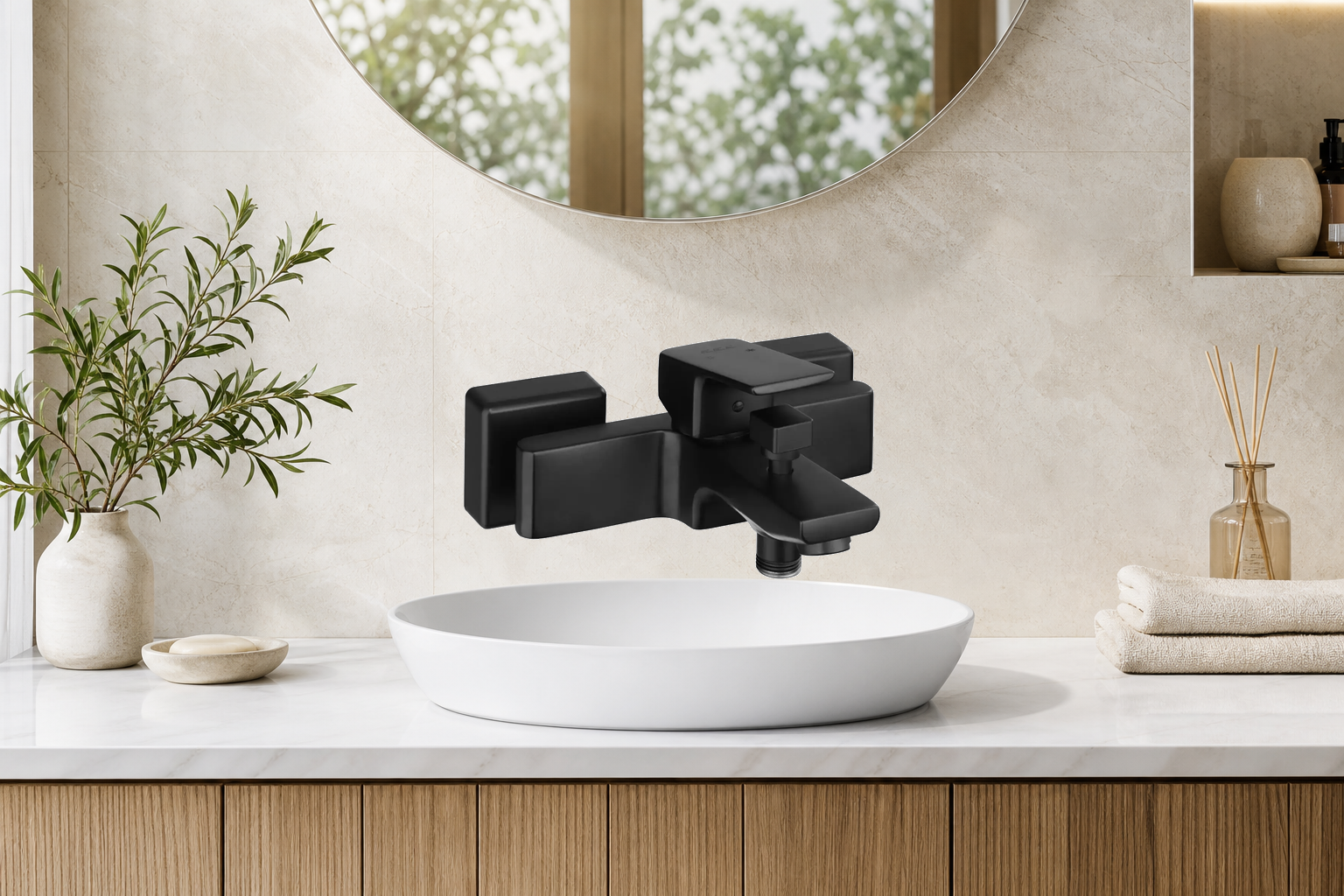 AI-assisted environment illustration; primary product image preserved