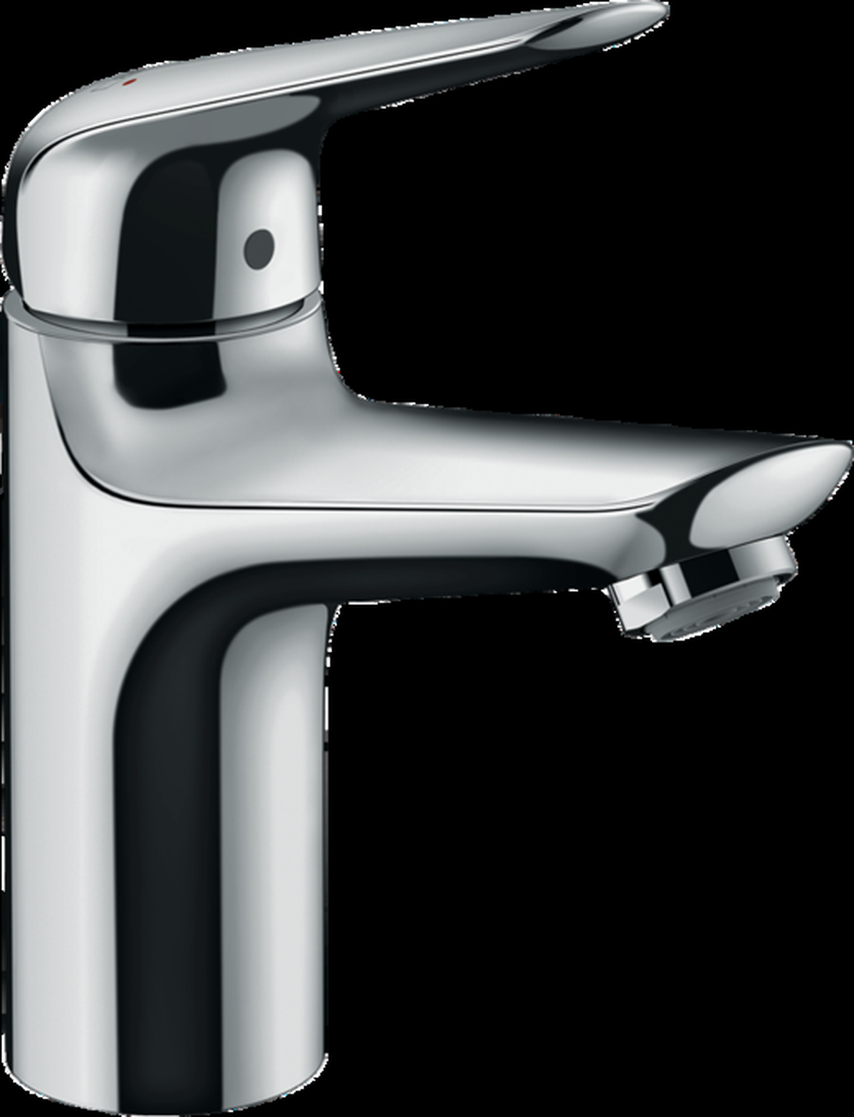 Novus Single lever basin mixer 100 with pop-up waste set