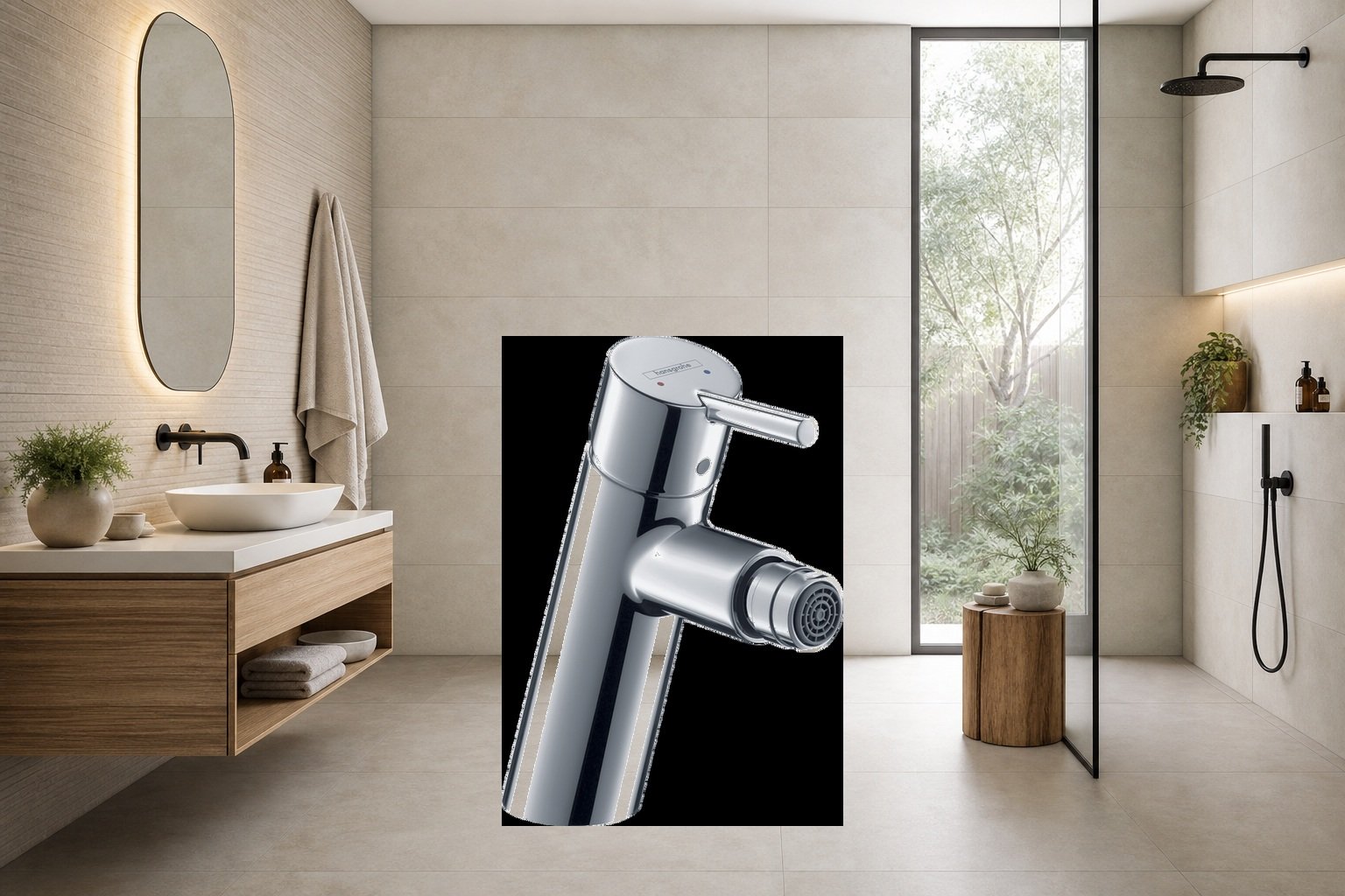 AI-assisted environment illustration; exact product image preserved
