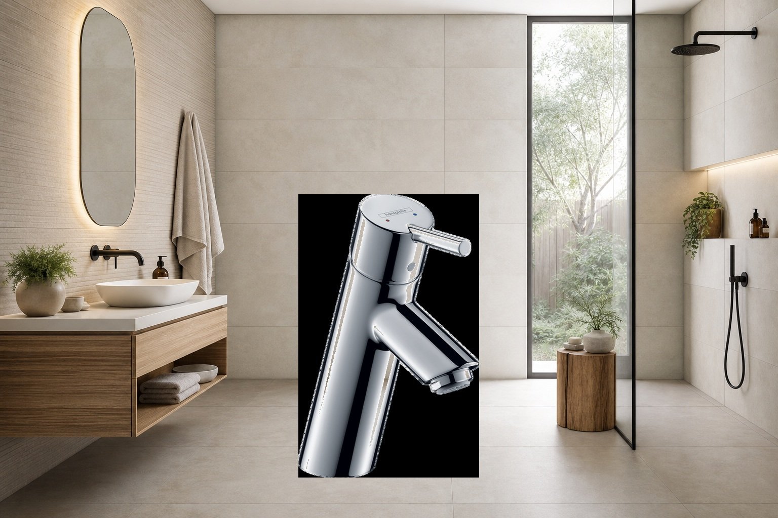 AI-assisted environment illustration; exact product image preserved