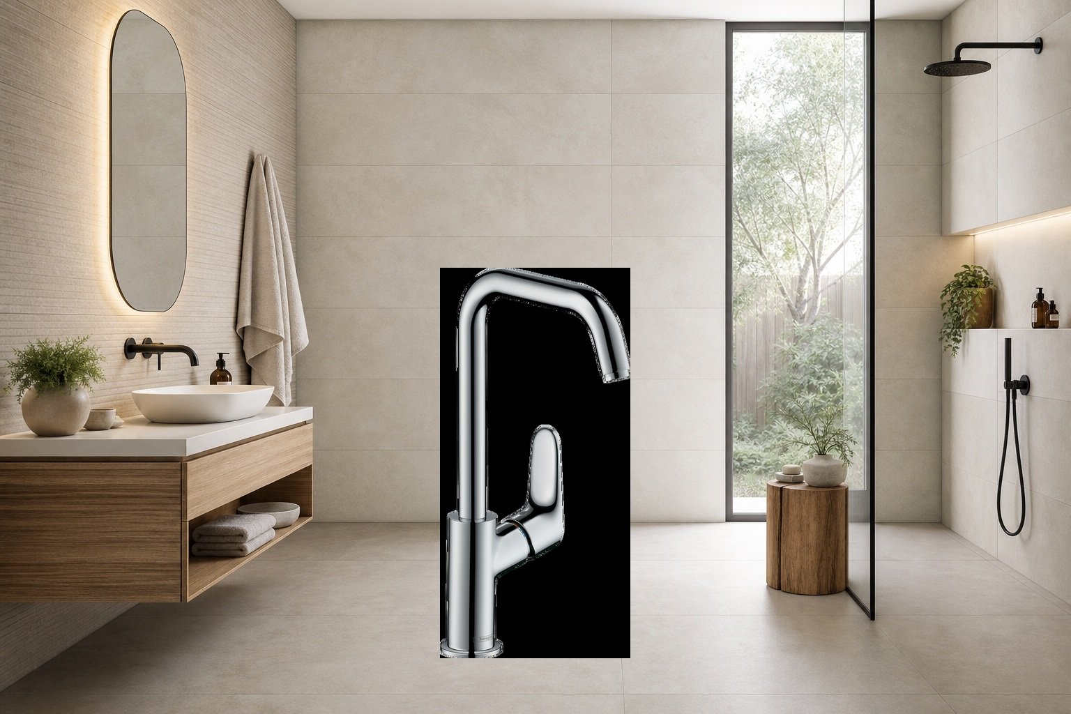 AI-assisted environment illustration; exact product image preserved