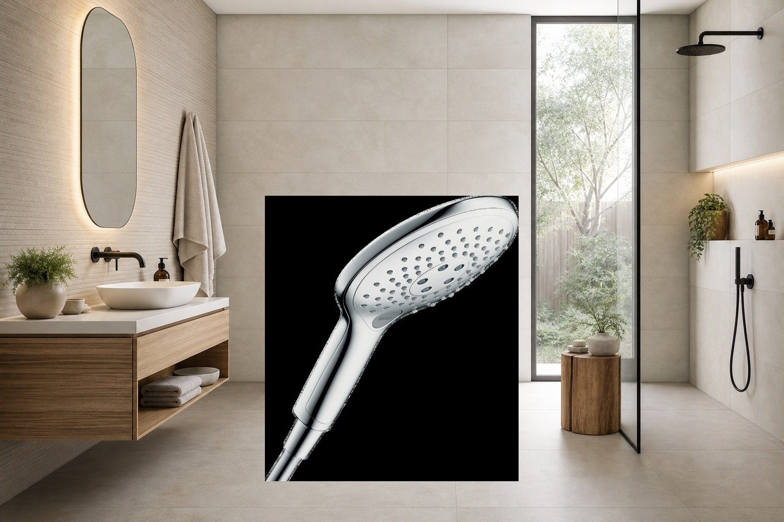 AI-assisted environment illustration; exact product image preserved