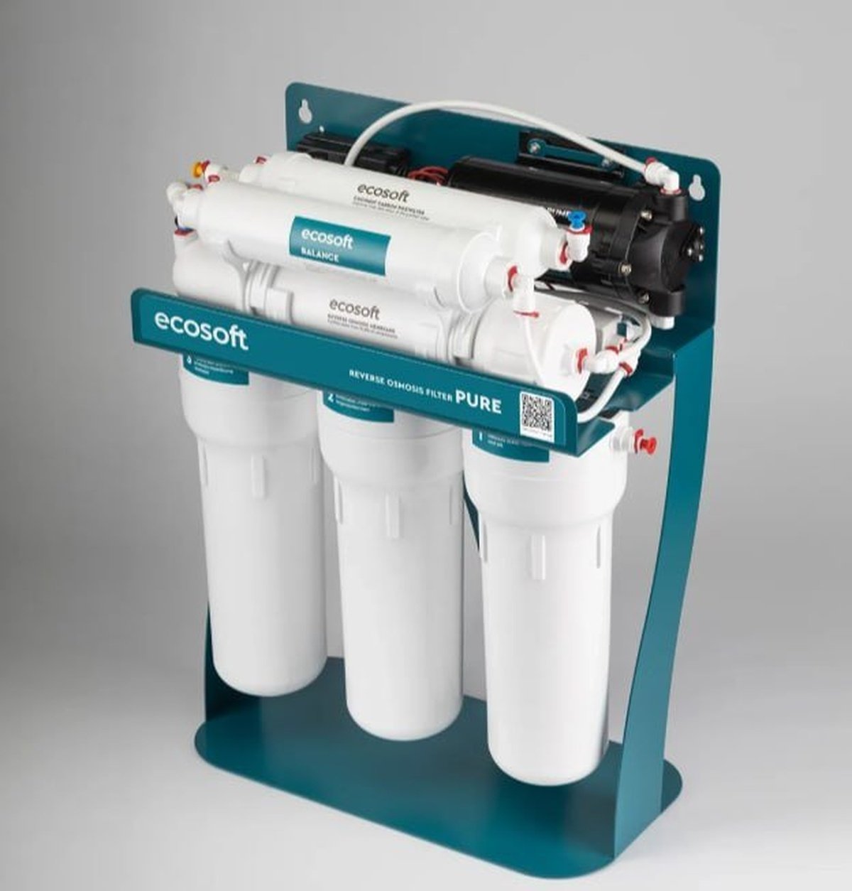 Фильтр обратного осмоса Ecosoft P'URE Balance с помпой на станине MO675MBALPSECO