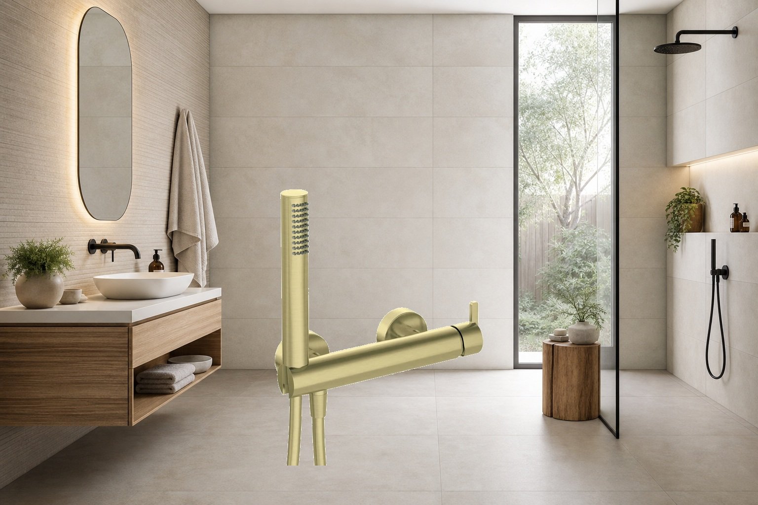 AI-assisted environment illustration; exact product image preserved
