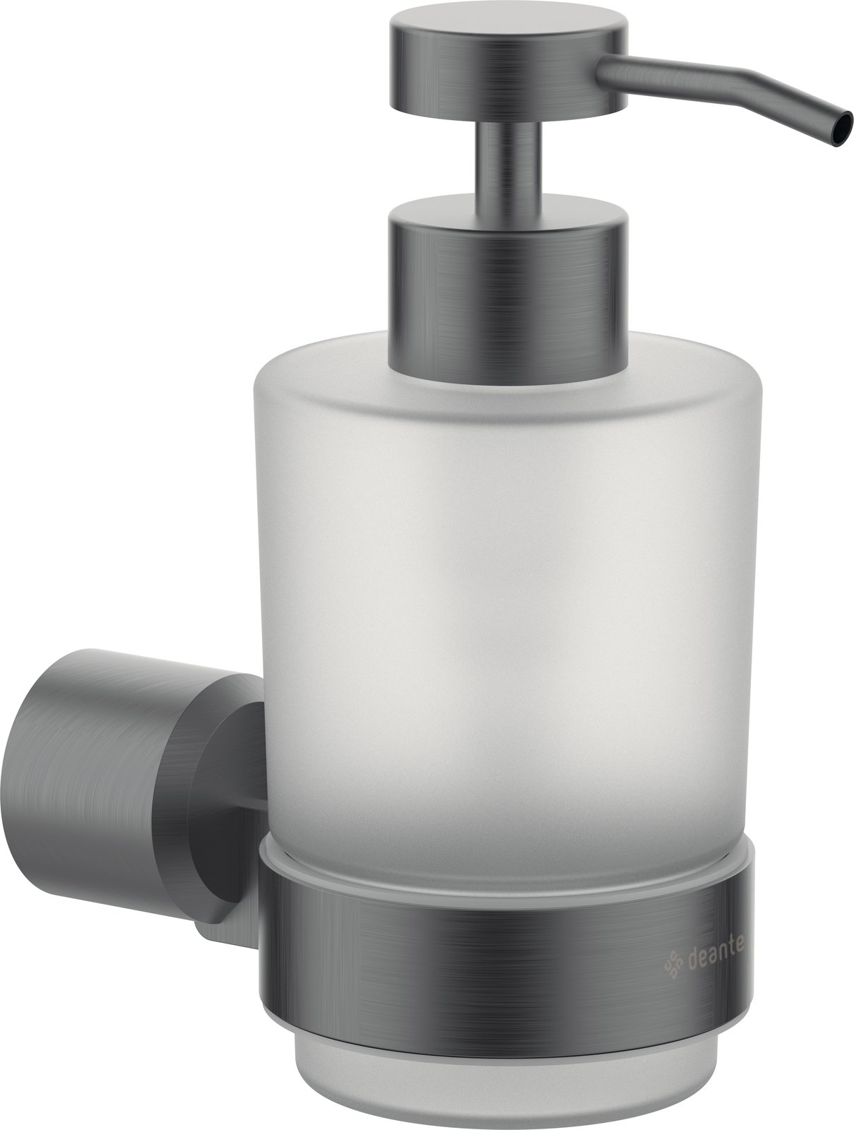 Deante Arnika wall-mounted soap dispenser titanium