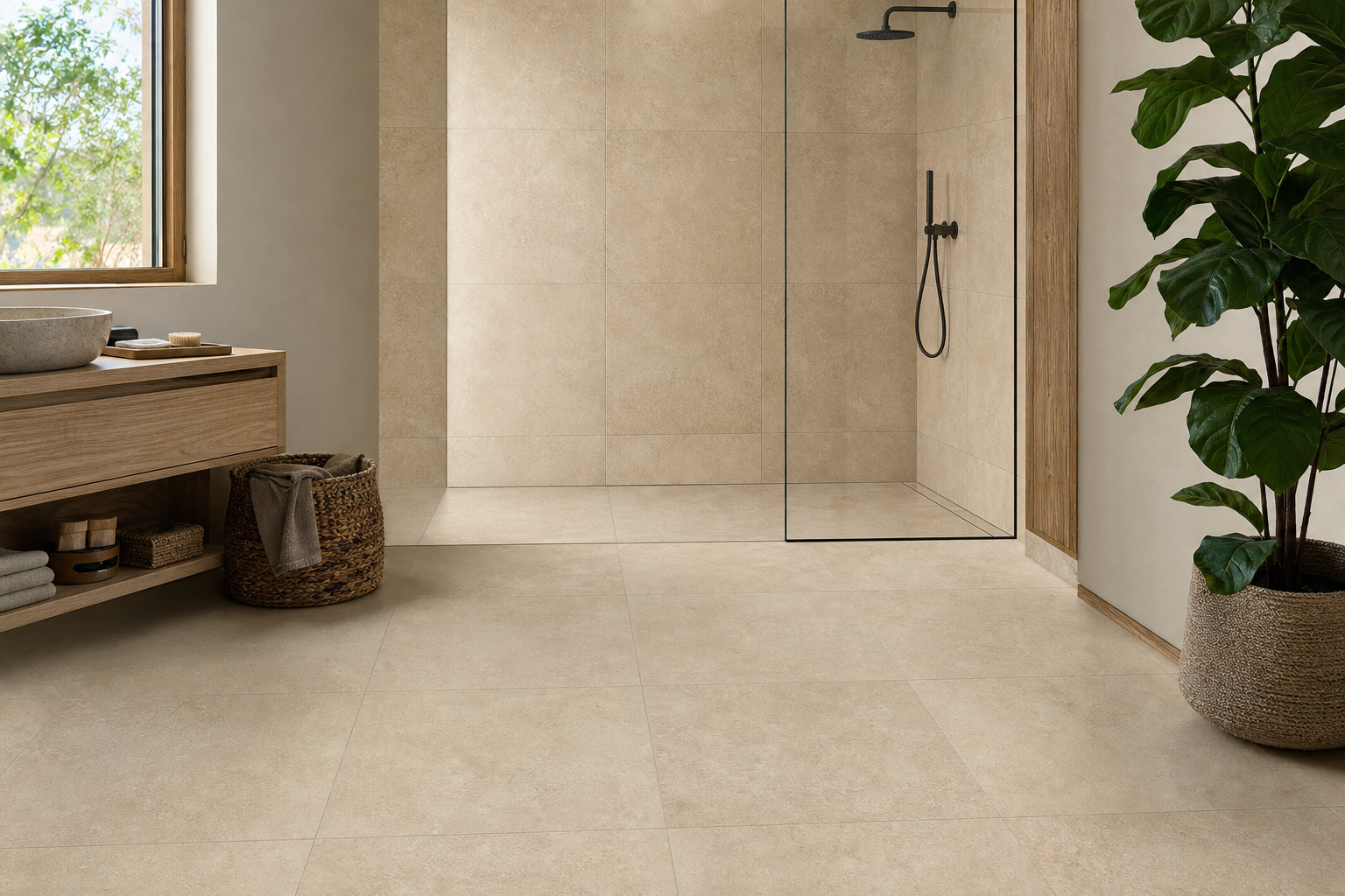 Argenta Antique Creme 60x60 — AI lifestyle fallback