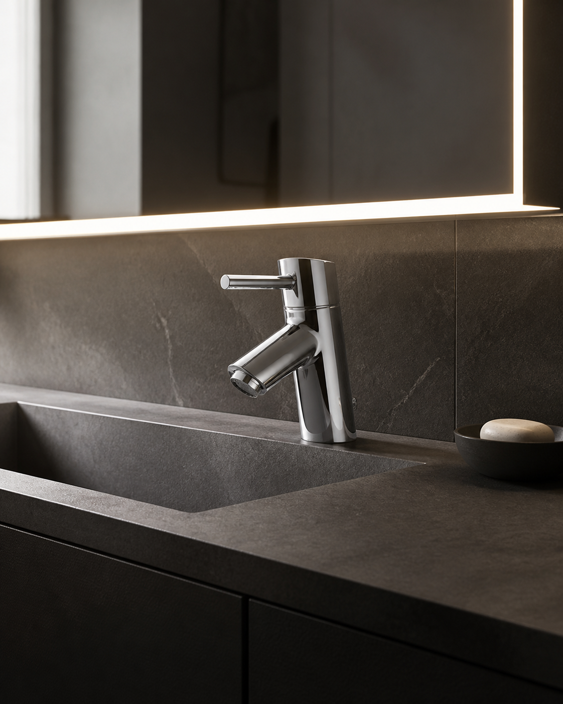 Talis Single lever basin mixer 80 with pop-up waste set