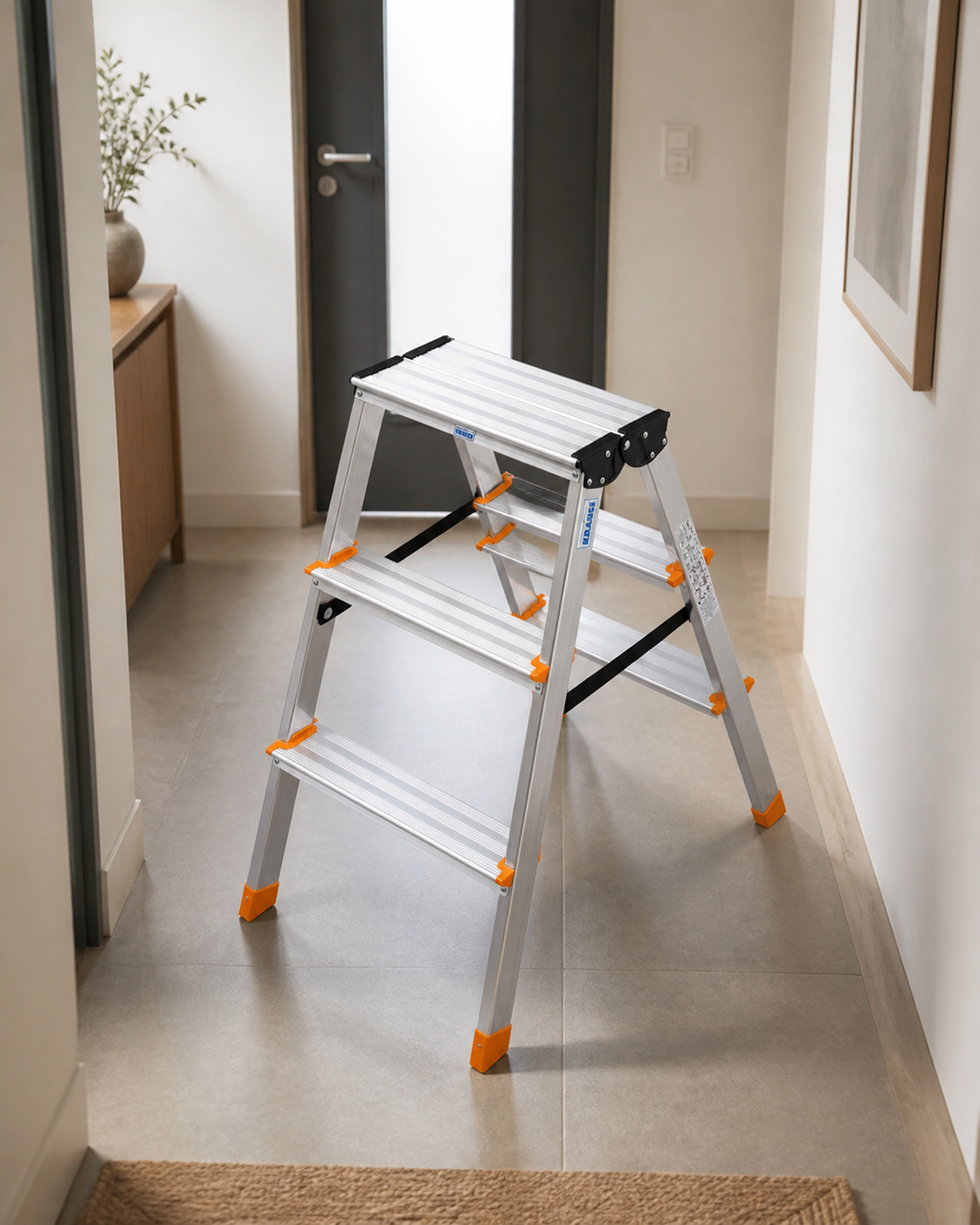 KRAUSE MONTO Dopplo двусторонняя стремянка, 2x3 ступени